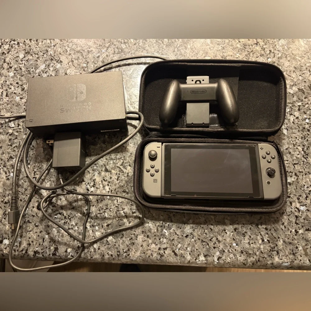 Nintendo Switch Handheld Console - Black and Gray